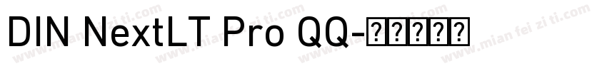 DIN NextLT Pro QQ字体转换